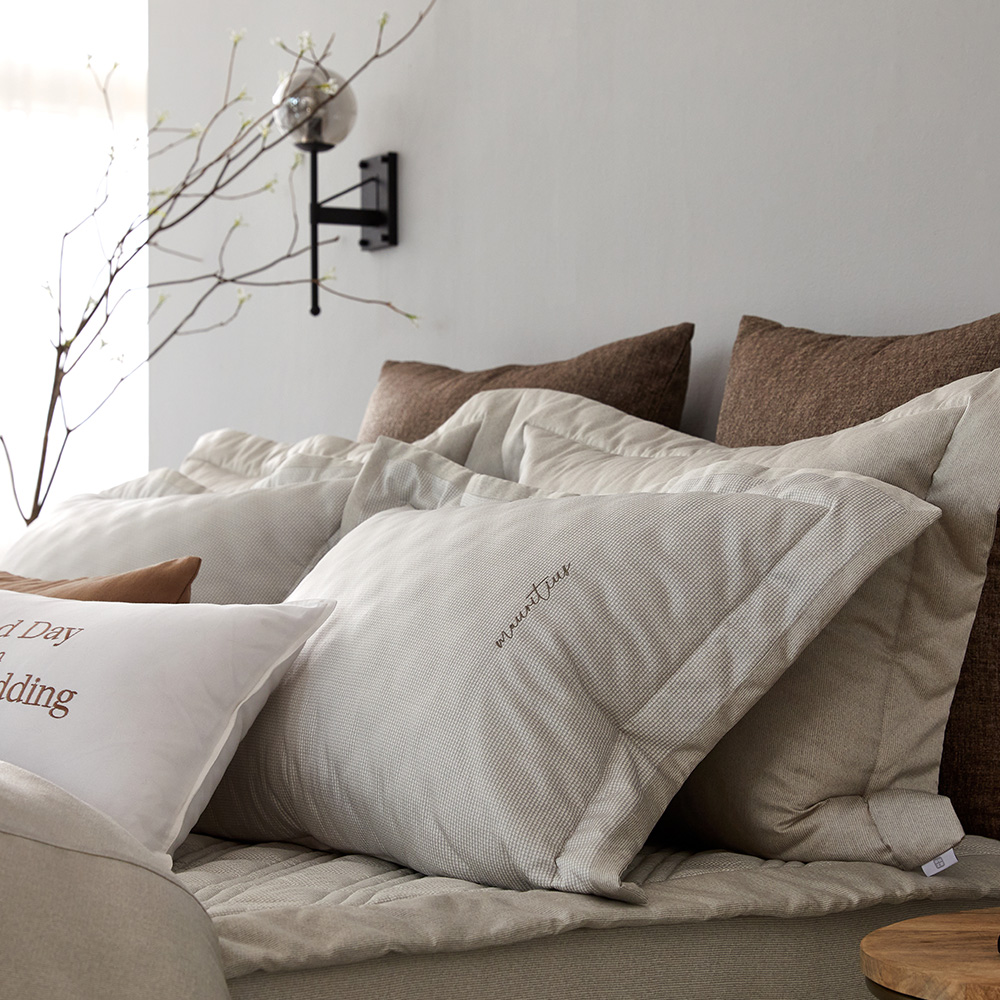 트루스(한지모달) 누빔 베개커버 L